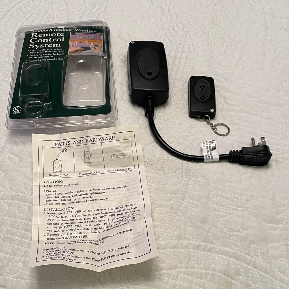 Indoor Outdoor Wireless Remote Control System